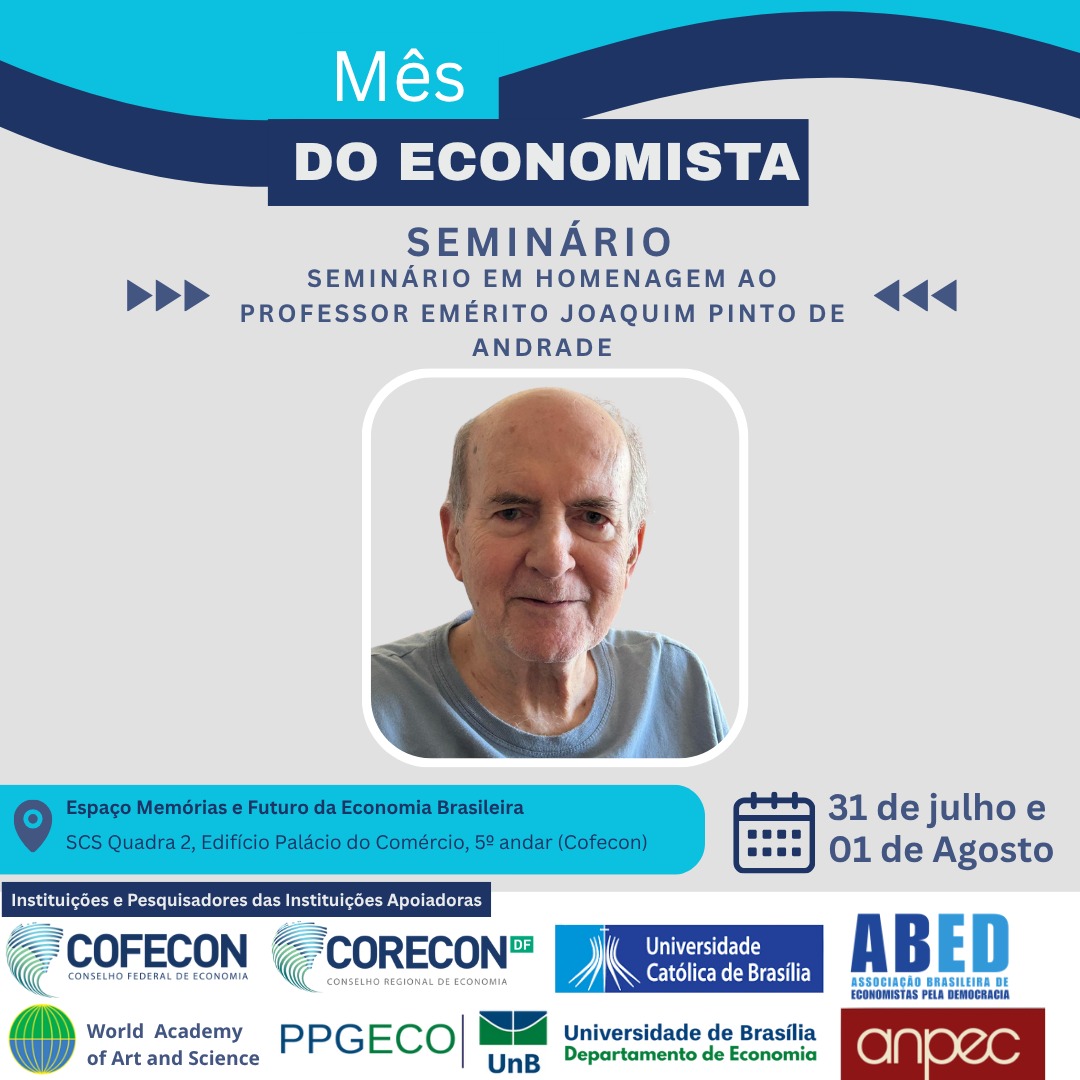 Convite | Seminário em Homenagem ao Professor Emérito Joaquim Pinto de Andrade